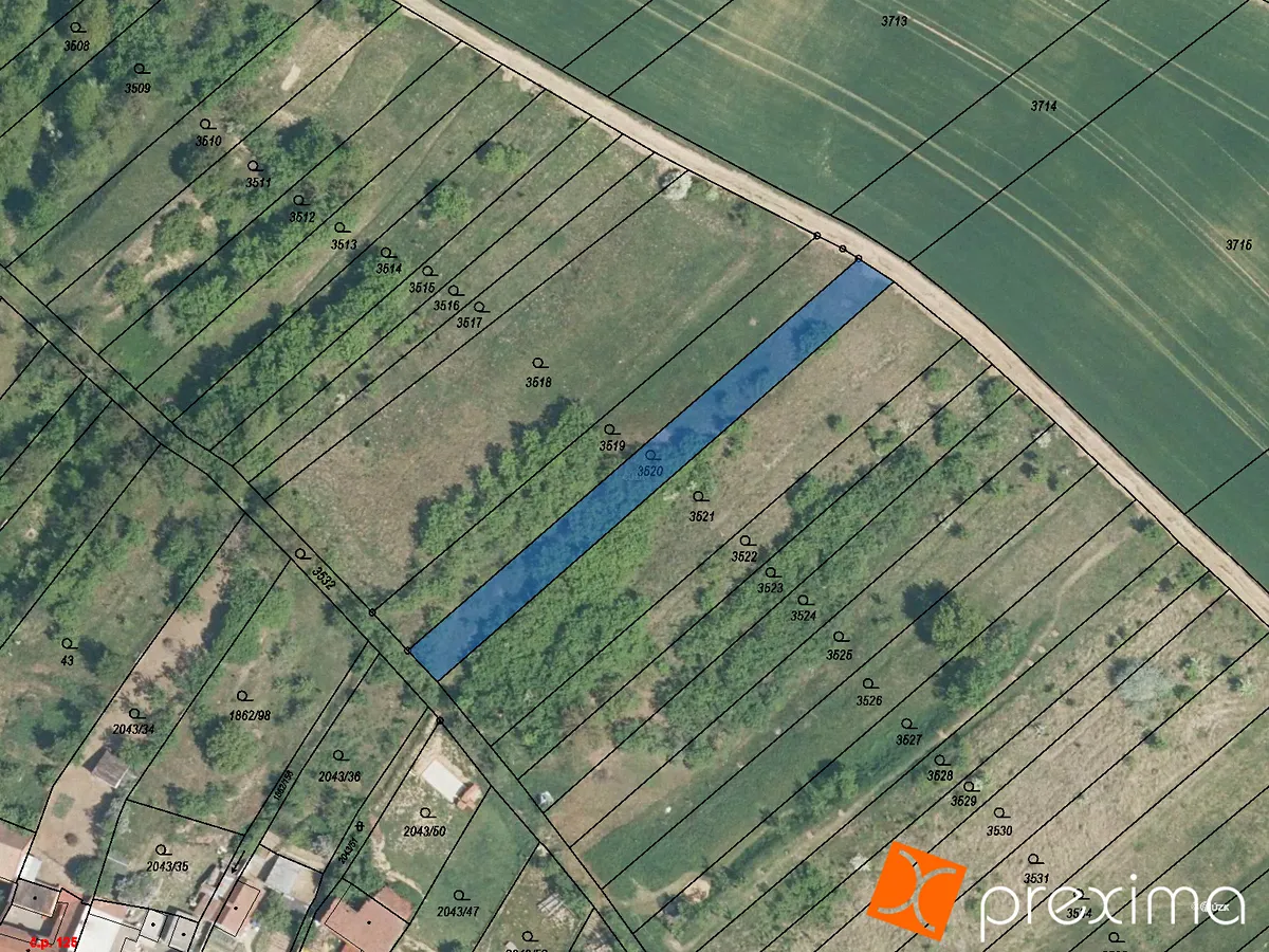Prodej louky 1896 m²